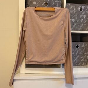Shimmering Pink Long Sleeve Top